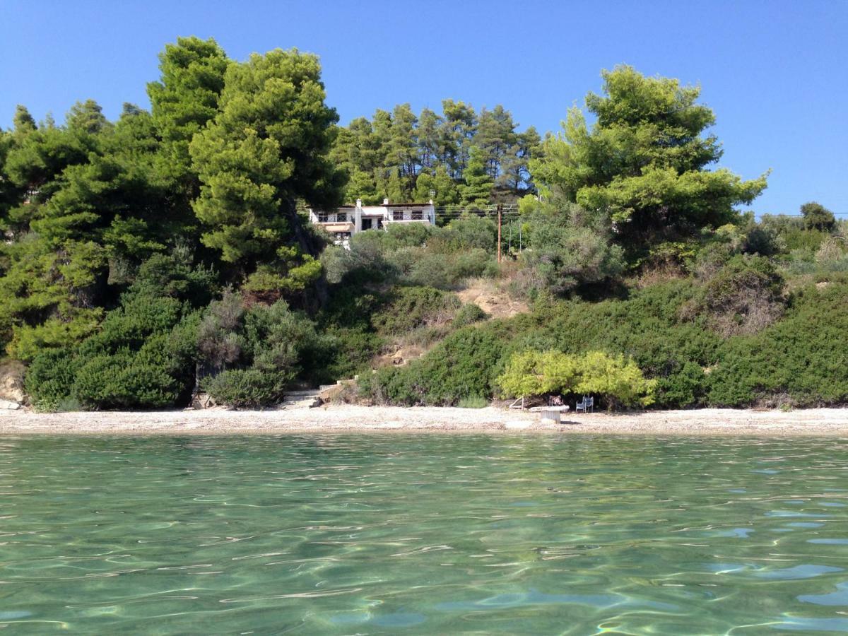 Villa Unique Sea View House Kalandra Esterno foto