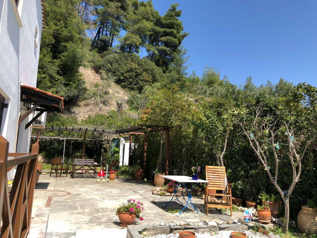 Villa Unique Sea View House Kalandra Esterno foto