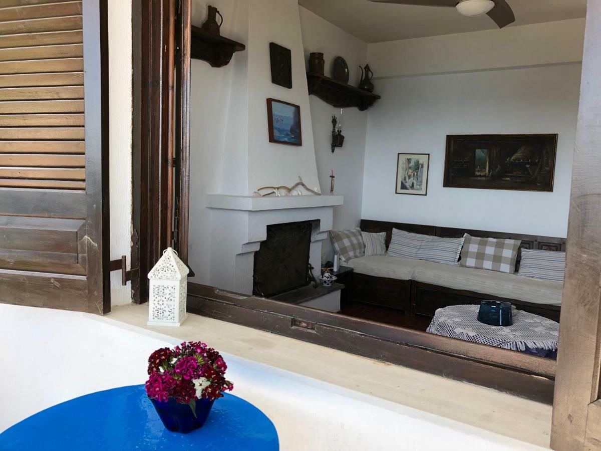 Villa Unique Sea View House Kalandra Esterno foto
