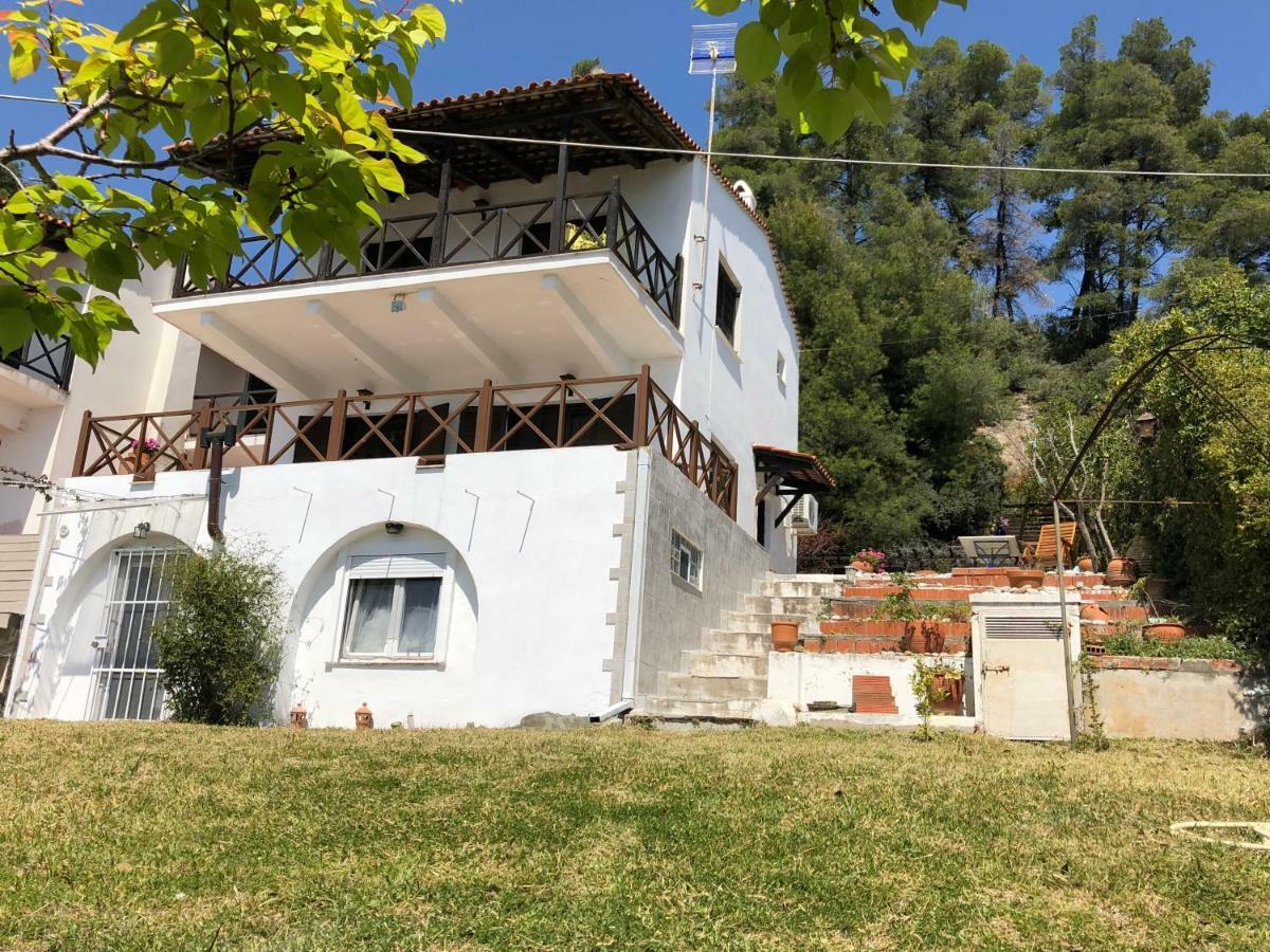 Villa Unique Sea View House Kalandra Esterno foto