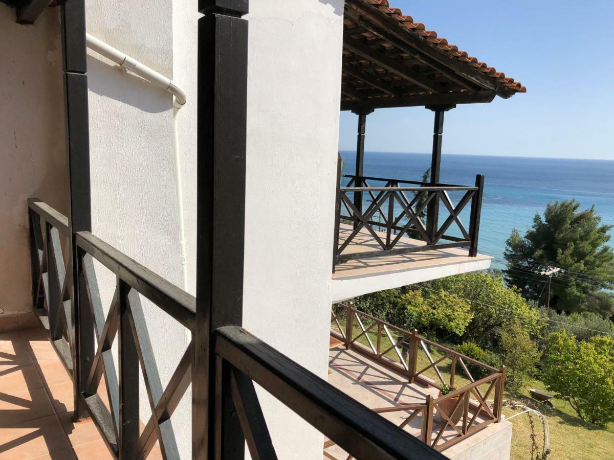 Villa Unique Sea View House Kalandra Esterno foto